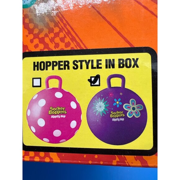 The Original Socker Boppers Hippity Hop 15" Diameter Ball For Ages 3+ Indoor & O - Picture 4 of 5
